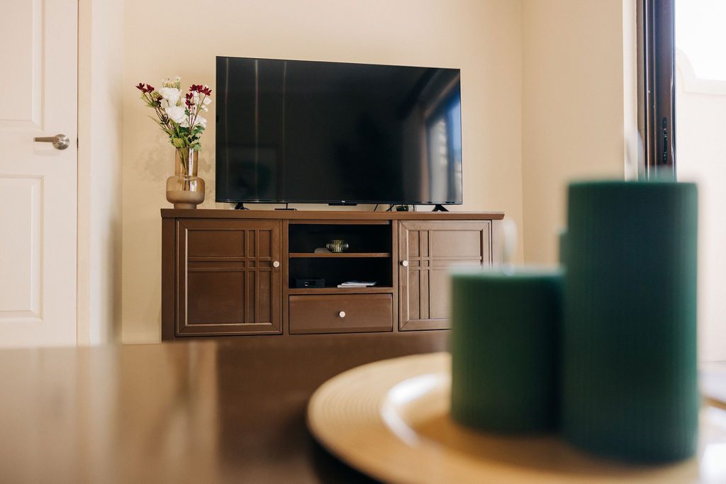 Smart television in the living area