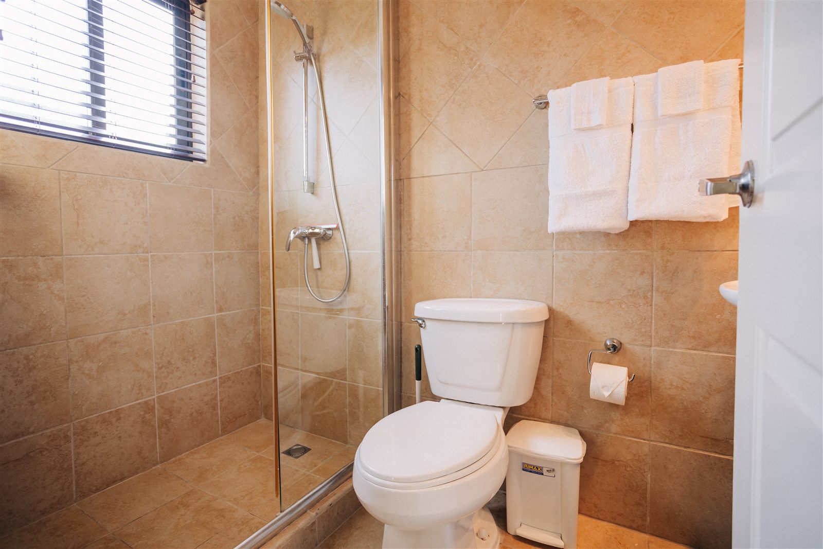 Walk-in shower in the second ensuite