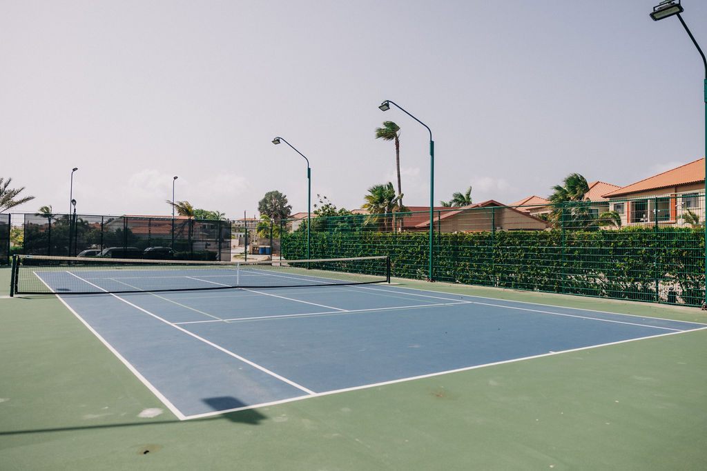 Second view of the tennis court